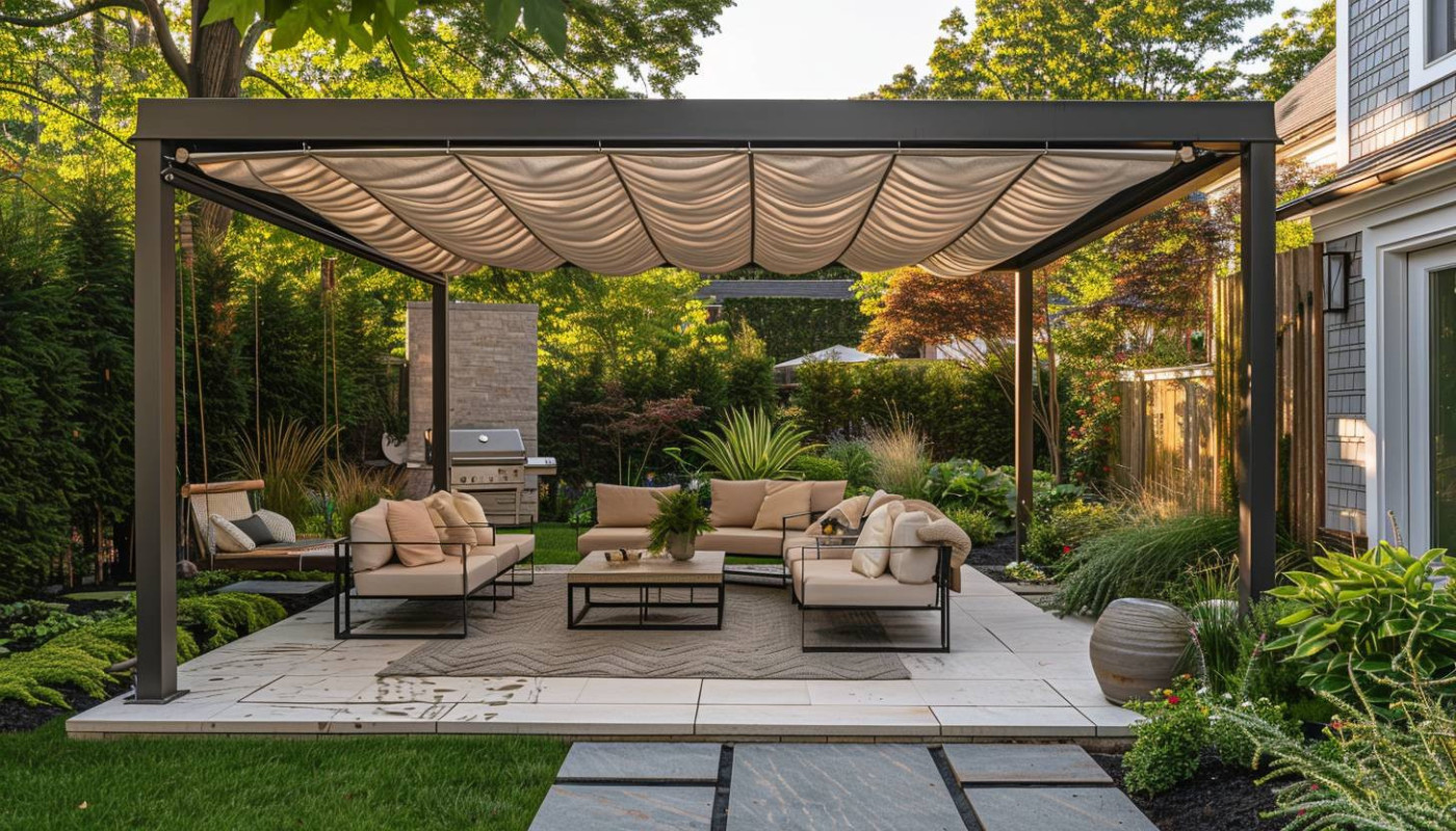 Améliorez votre confort avec une pergola à toile rétractable