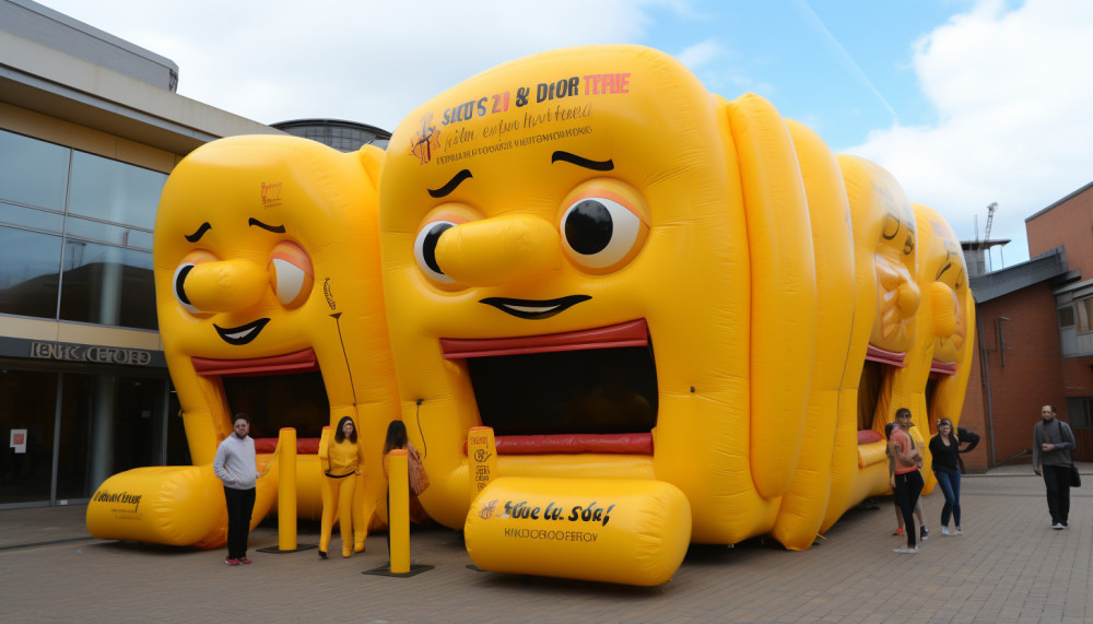 Les publicités gonflables comme moyen de sensibilisation sociale